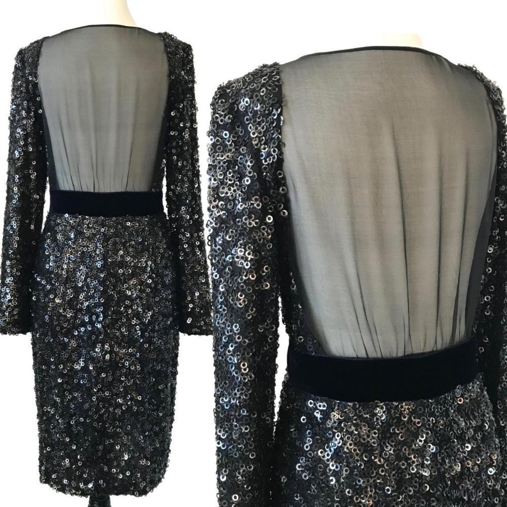 3.1 PHILLIP LIM silk sequin cocktail dress RRP US$1,099 - Picture 2 of 4